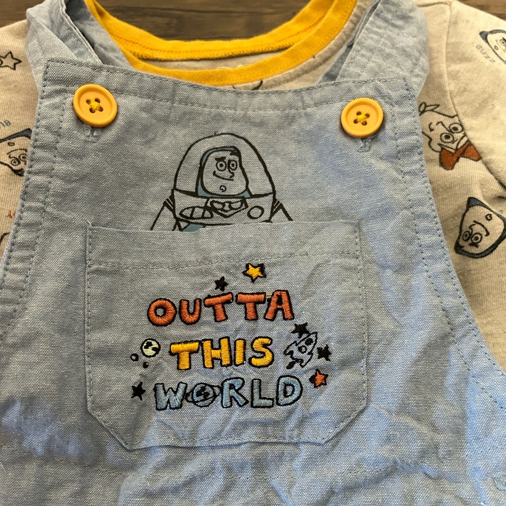 Disney Baby Outta This World Overalls